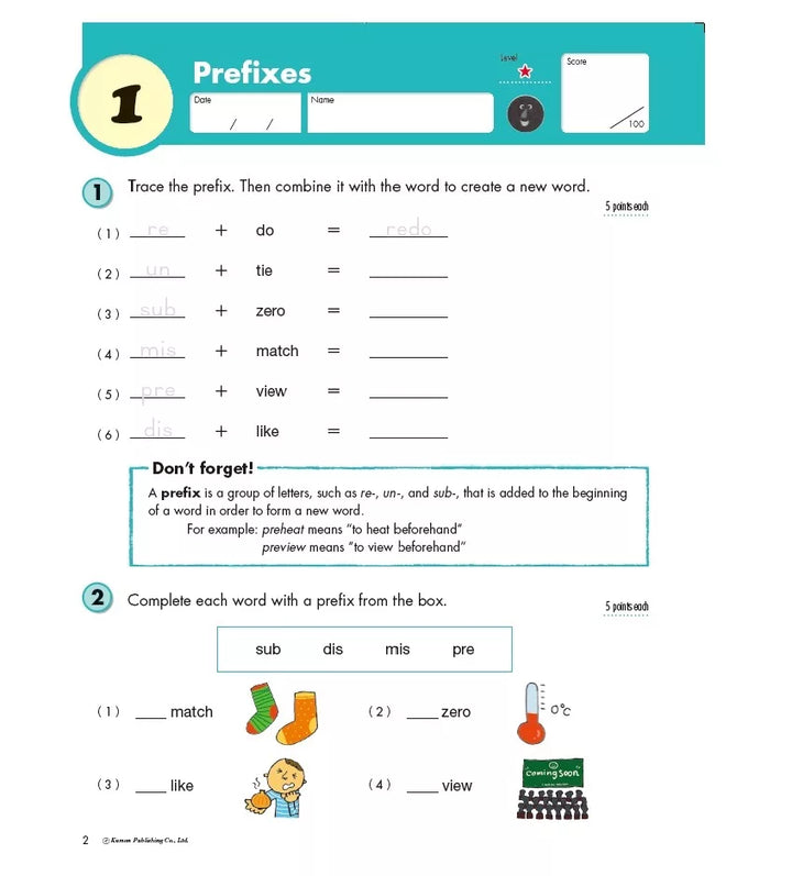 >KUMON Grade 3 Writing Age 6-10