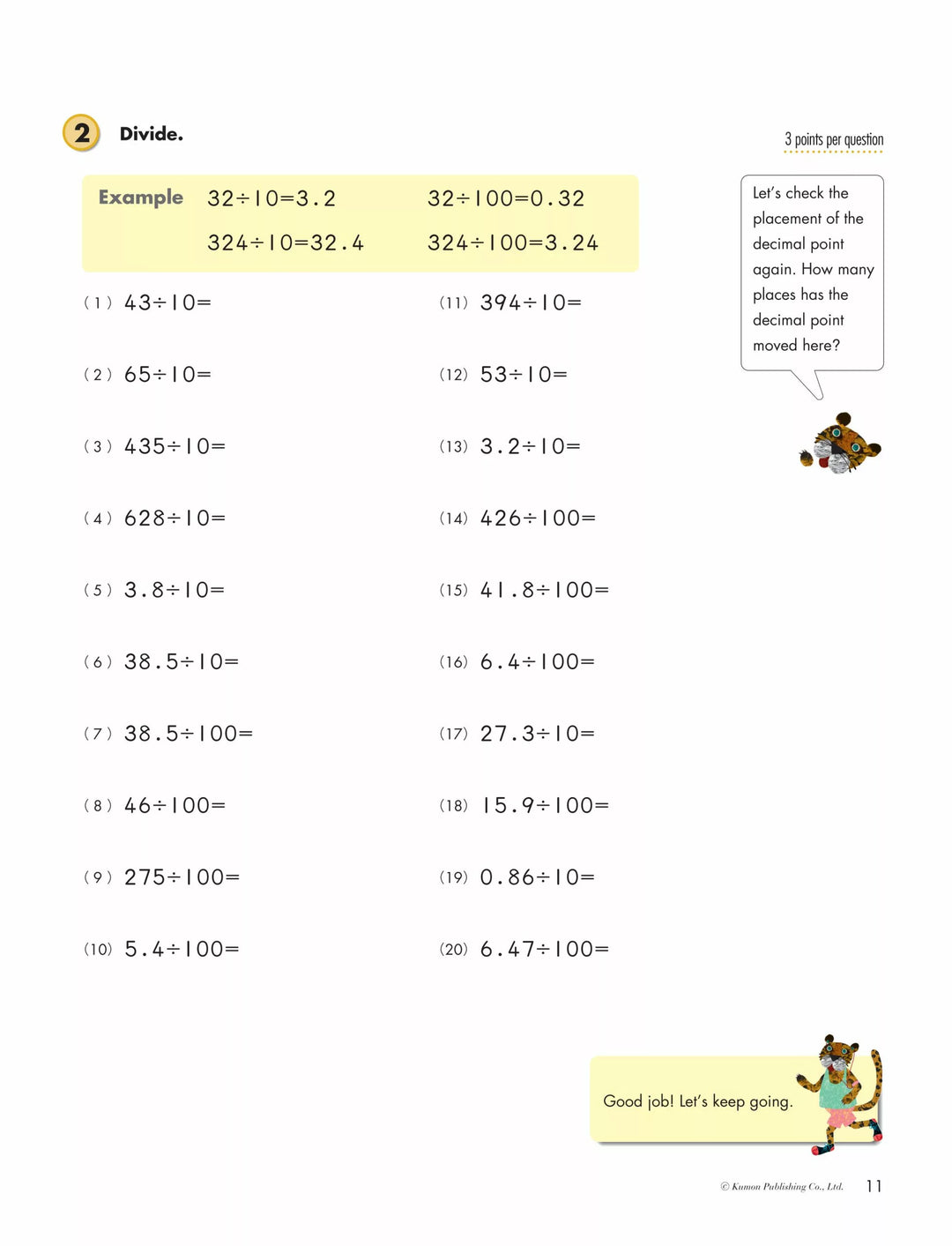 >KUMON Grade 5 Decimals & Fractions Age 9-11