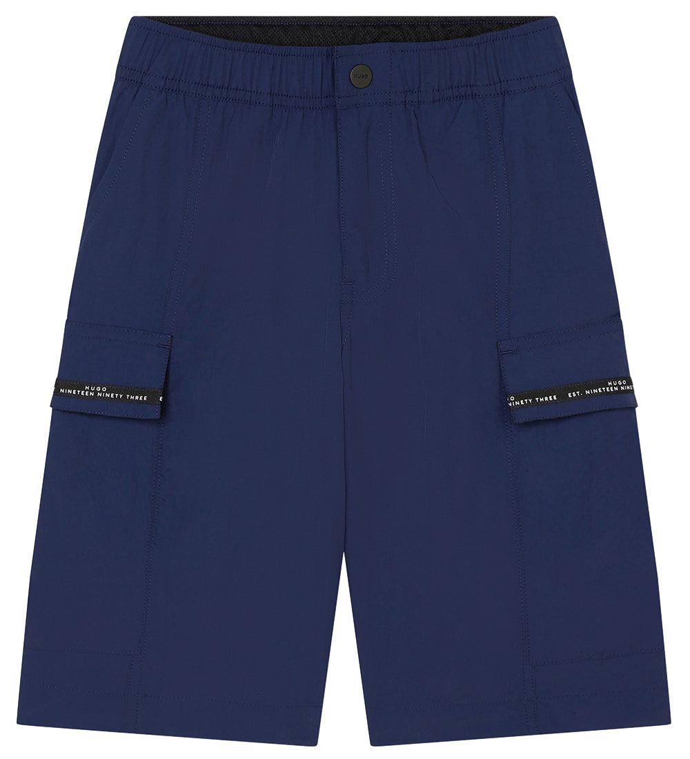 HUGO Kids Boys Shorts - Medieval Blue - 8Y