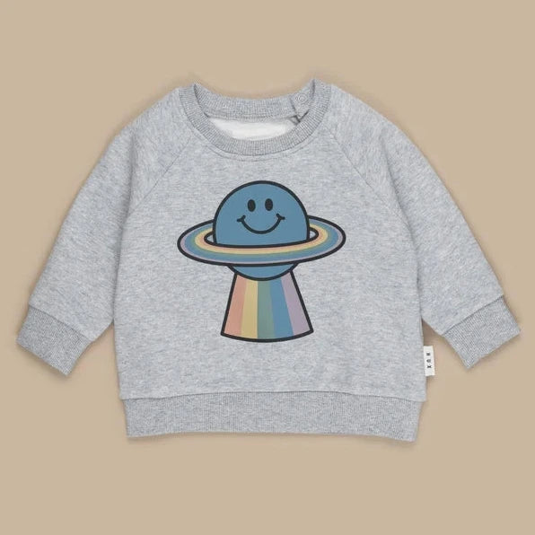 Huxbaby Baby Rainbow Planet Sweatshirt
