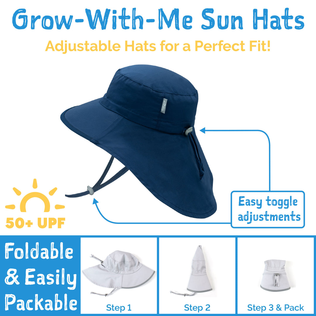 >Jan & Jul Kids Cotton Xplorer Hat - Camp Grove