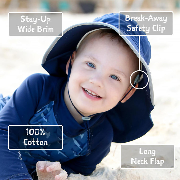 >Jan & Jul Kids Cotton Xplorer Hat - Camp Grove