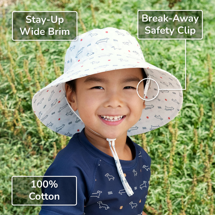 >Jan &amp; Jul Kids Cotton Bucket Hats | Whale Tales