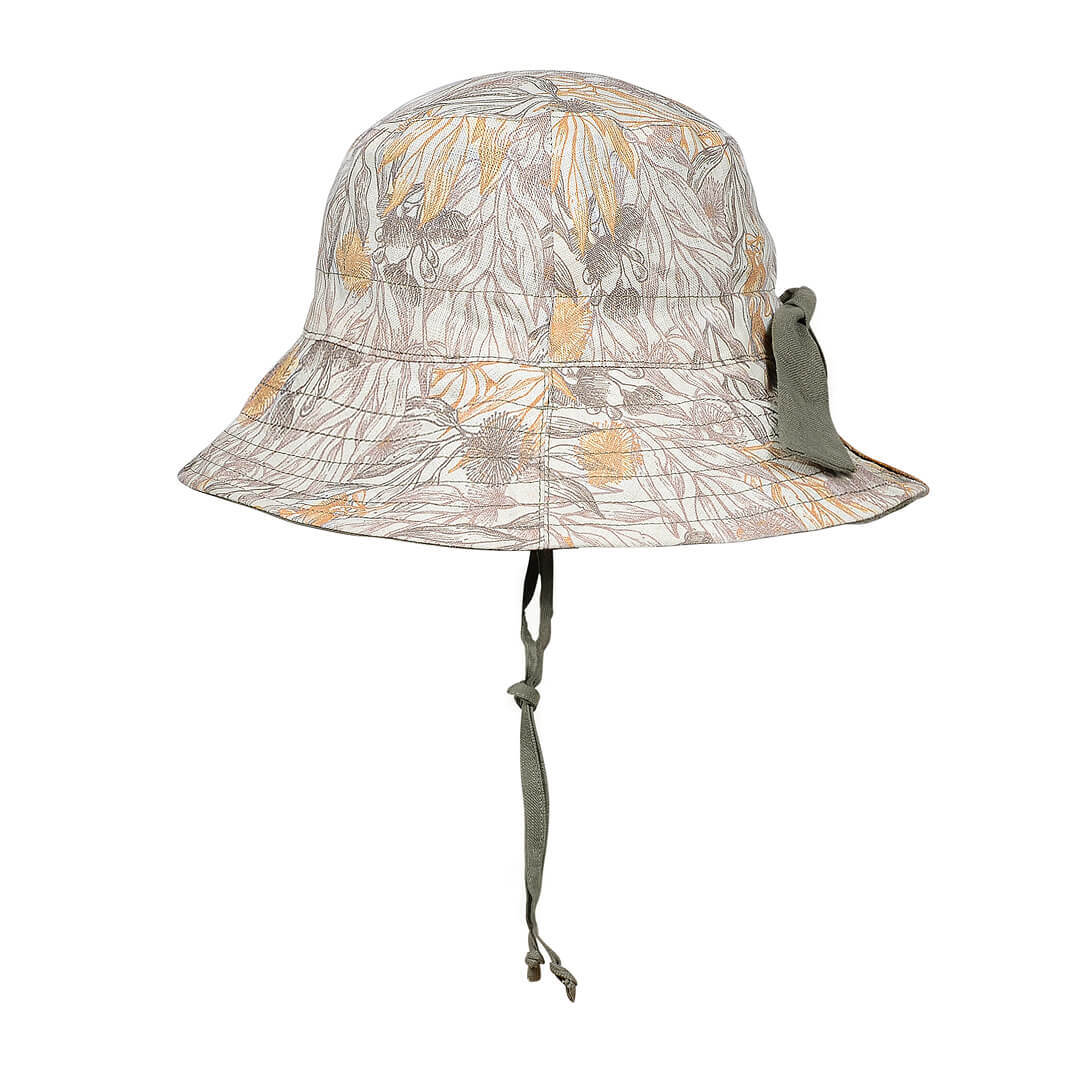 Bedhead Kids UPF50+ EXPLORER Reversible Classic Bucket Sun Hat - Mallee / Moss