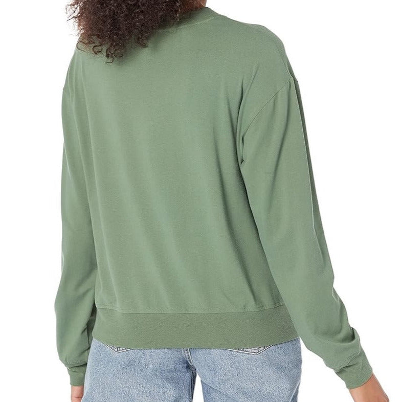 HUGO Kids Cotton-Terry Sweatshirt with LOGO Prints - Light Green -8Y