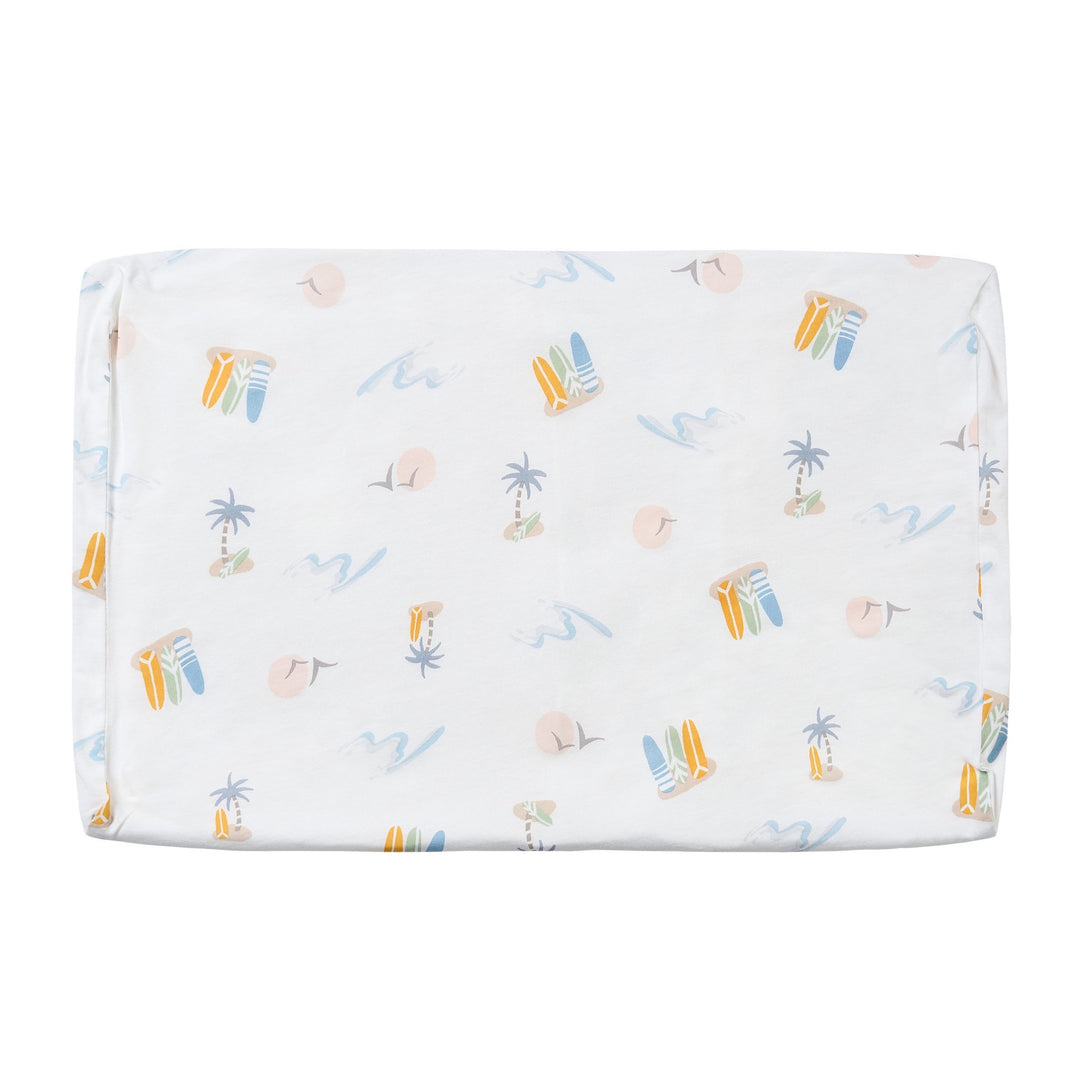 Nest Designs Baby Foam Pillow With Pillowcase (Bamboo Jersey) - Pastel Waves