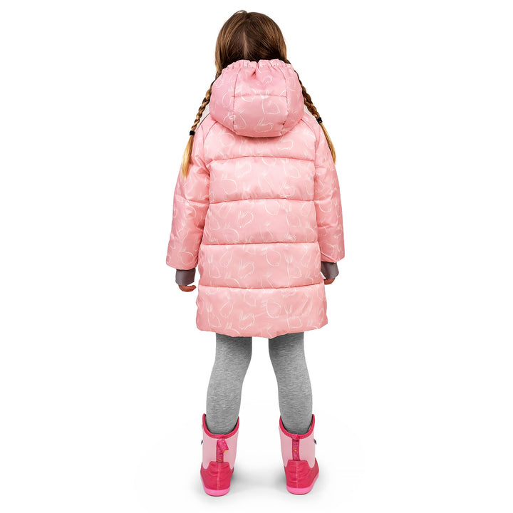 >Jan & Jul Kids Toasty-Dry Puffy Coat - Snow Bunny