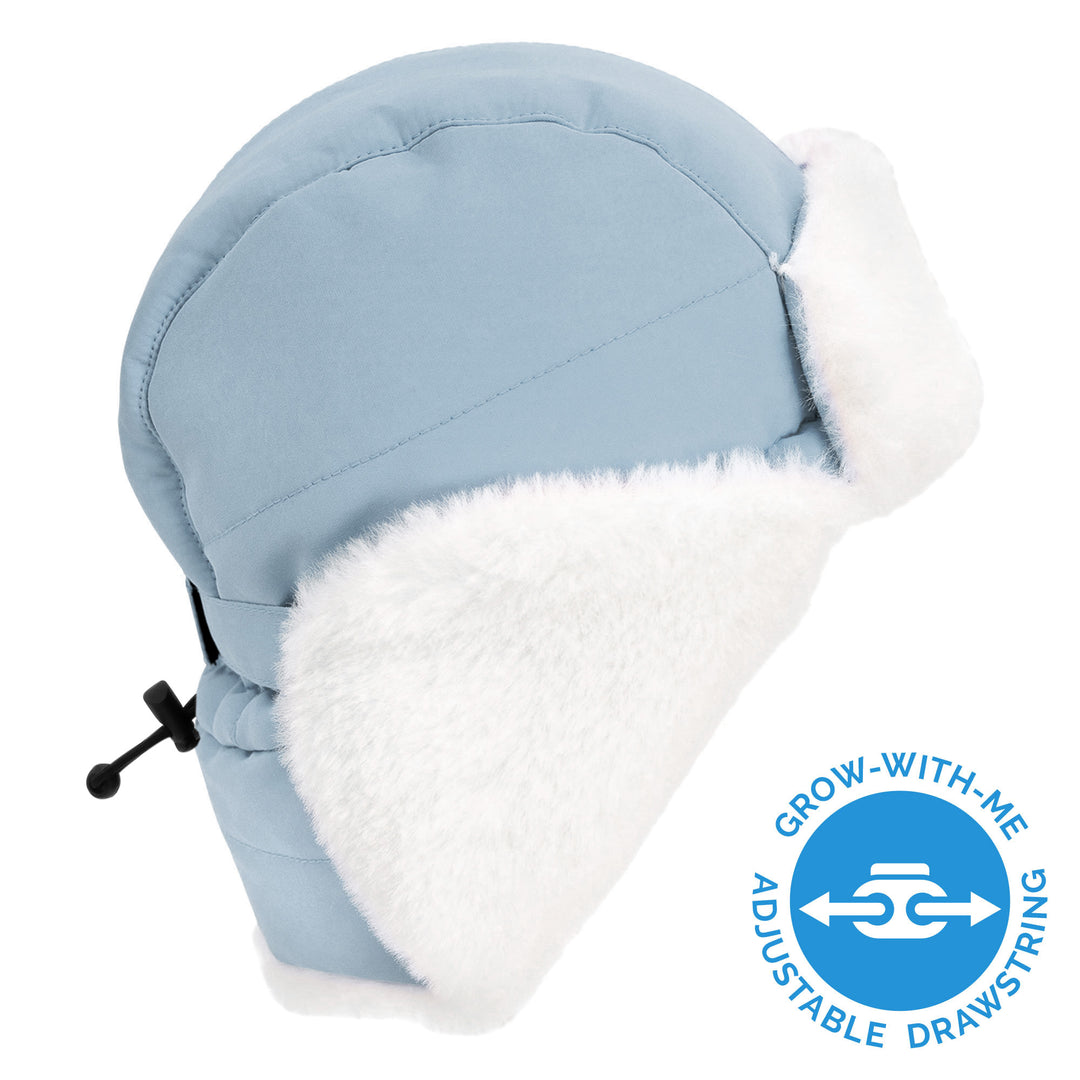 >Jan & Jul Kids Toasty-Dry Trapper Hat - Dusty Blue