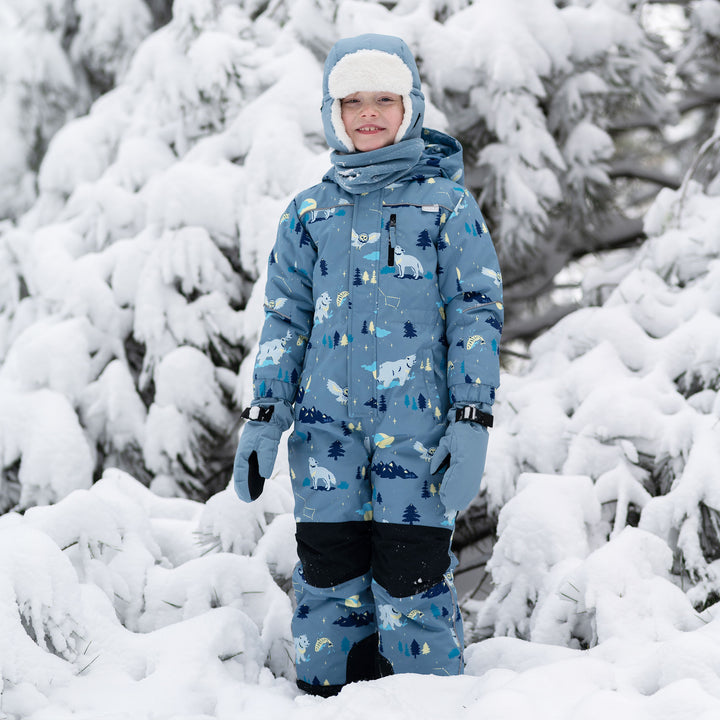 >Jan & Jul Kids Toasty-Dry Trapper Hat - Dusty Blue