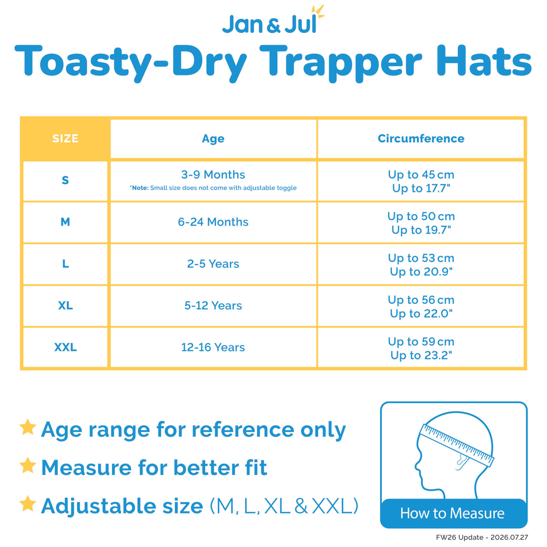 >Jan & Jul Kids Toasty-Dry Trapper Hat - Grey Construction