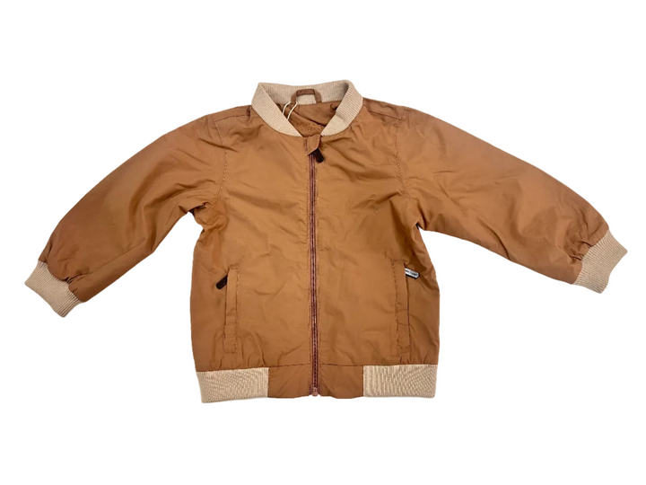 MINI A TURE Kids MATVILLUM Spring Bomber Jacket - Beaver Brown