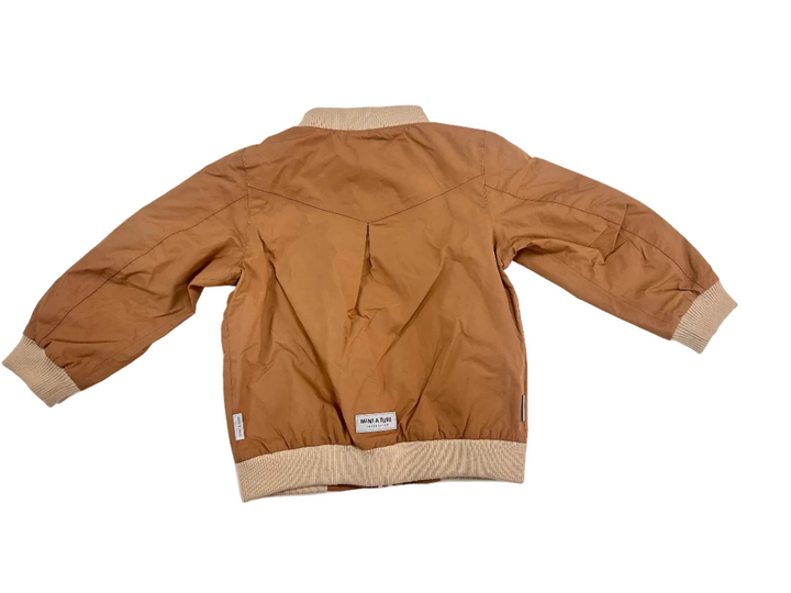 MINI A TURE Kids MATVILLUM Spring Bomber Jacket - Beaver Brown