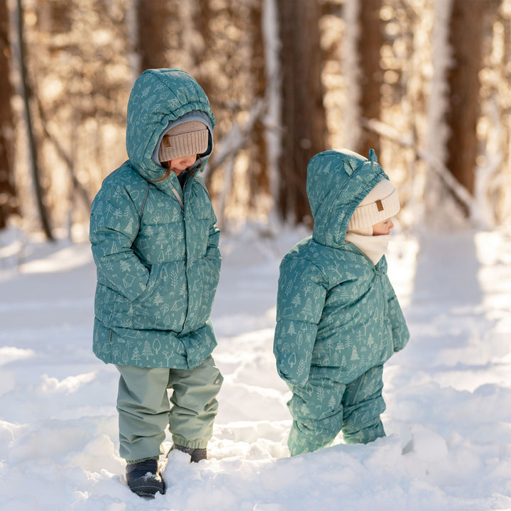 >Jan & Jul Kids Waterproof Winter Coat - Green Grove