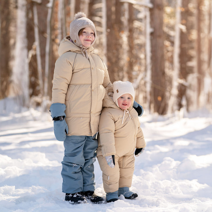 >Jan & Jul Kids Waterproof Winter Coat - Oat