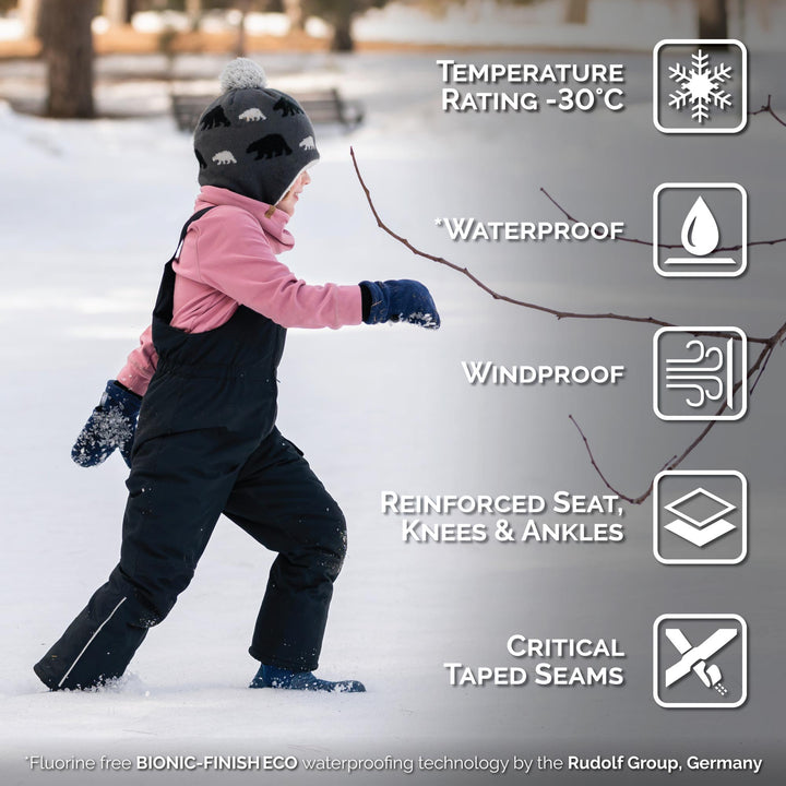 >Jan & Jul Kids Snow Overalls - Cinnamon