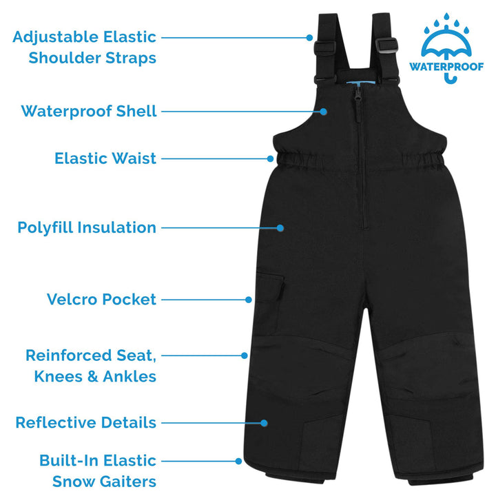 >Jan & Jul Kids Snow Overalls - Cinnamon