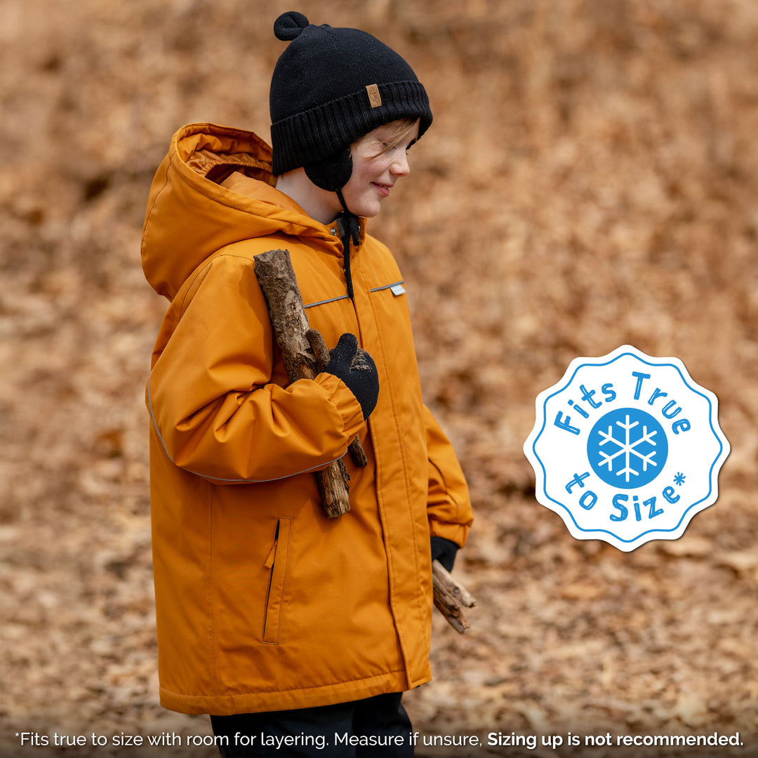 >Jan & Jul Kids Ski Jacket - Cinnamon