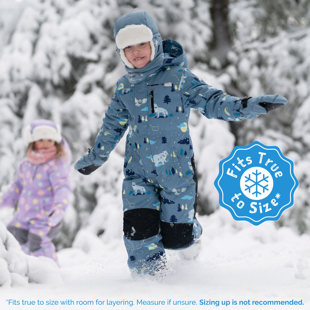 >Jan &amp; Jul Kids Waterproof Snowsuit - Wolf and Bear