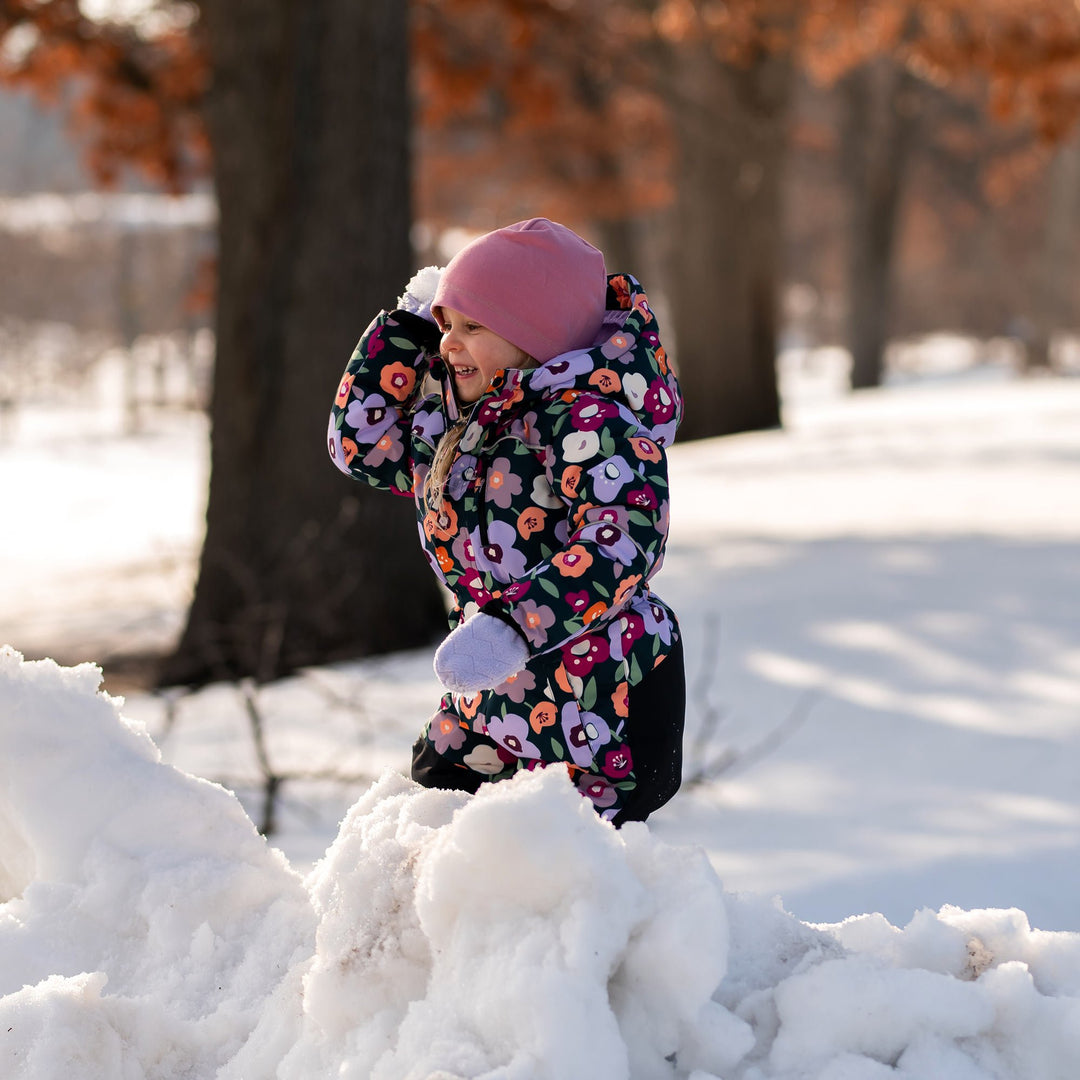 >Jan & Jul Kids Waterproof Snowsuit - Winter Flowers