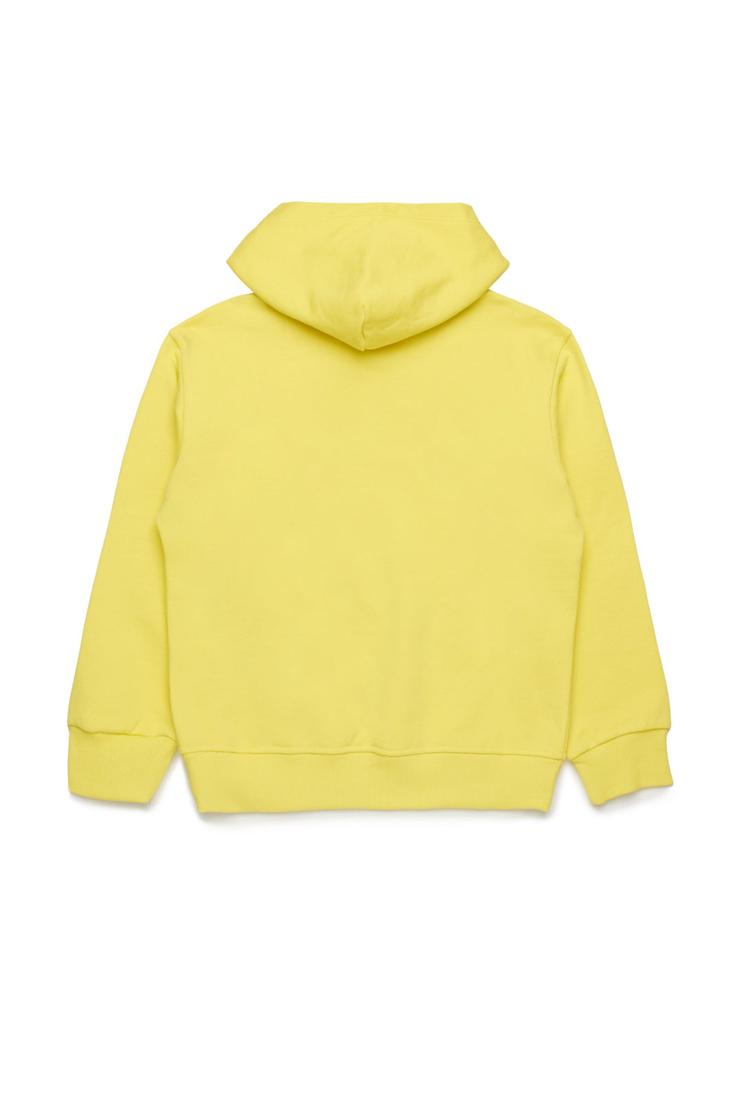 Diesel Kids Yellow Hoodie with Smudged Logo - 8Y
