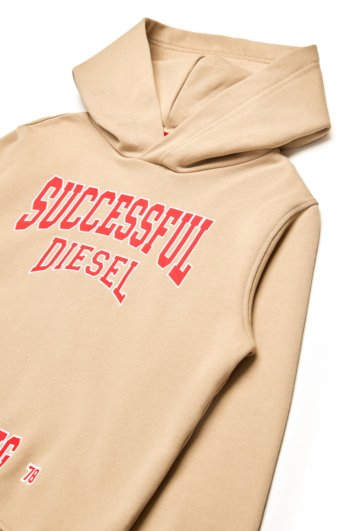 Diesel Kids Hoodie with Collegiate Logo - 8Y