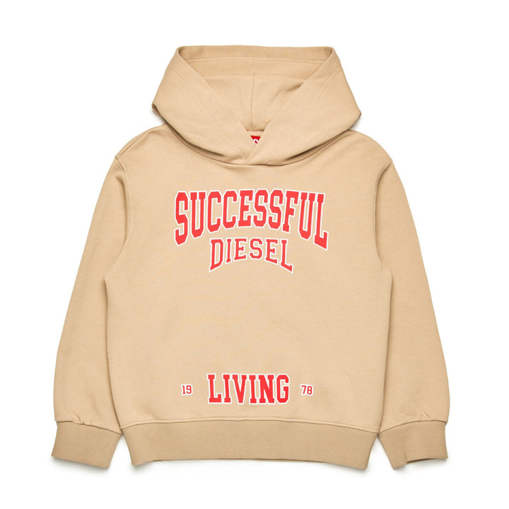 Diesel Kids Hoodie with Collegiate Logo - 8Y