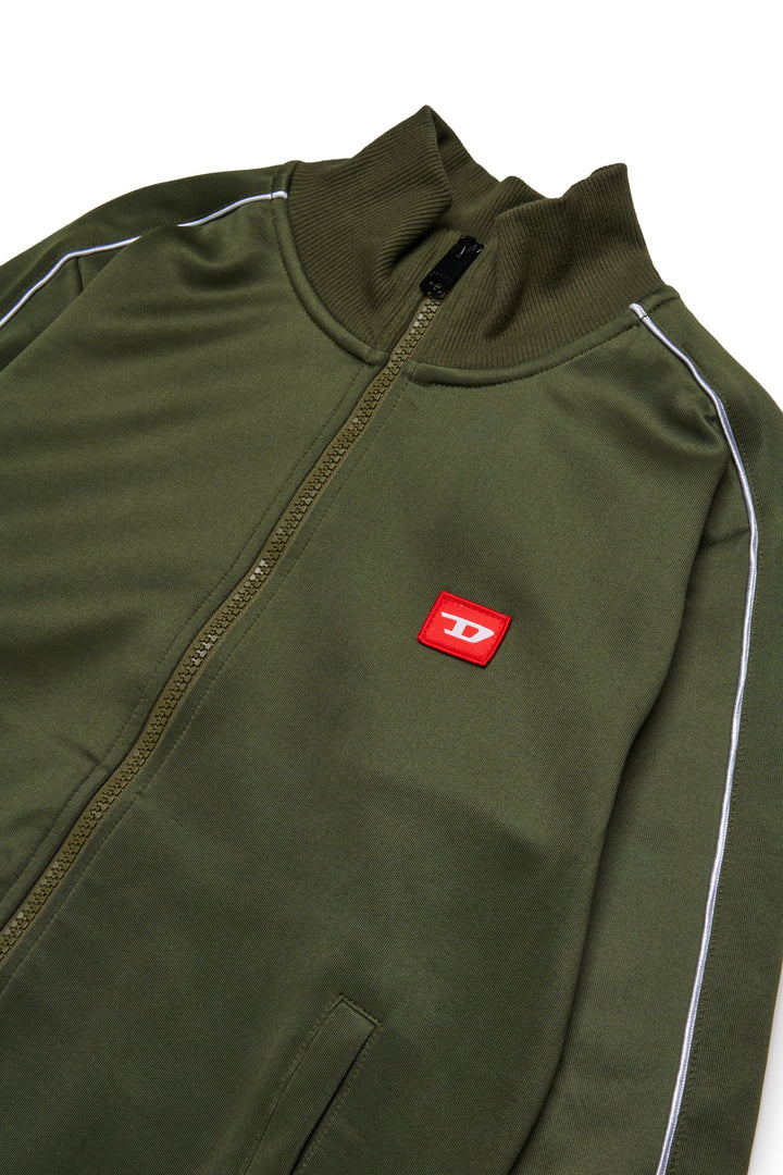 Diesel Kids Logo Green Track Jacket and Pants in Green - 8Y