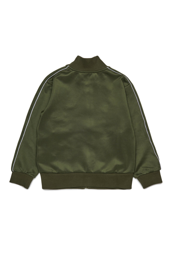 Diesel Kids Logo Green Track Jacket and Pants in Green - 8Y