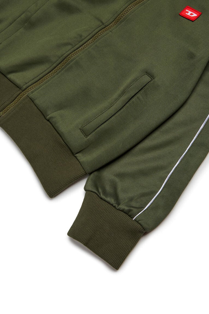 Diesel Kids Logo Green Track Jacket and Pants in Green - 8Y