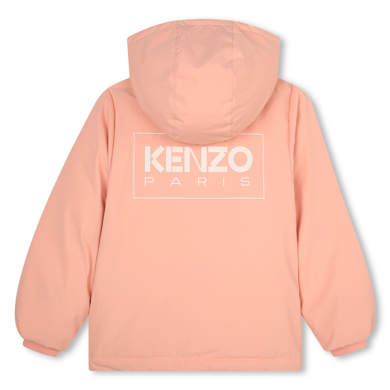 Kenzo Kids Water-Repellent Hooded Puffer Jacket - Nude