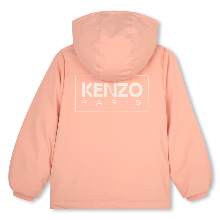 Kenzo Kids Water-Repellent Hooded Puffer Jacket - Nude