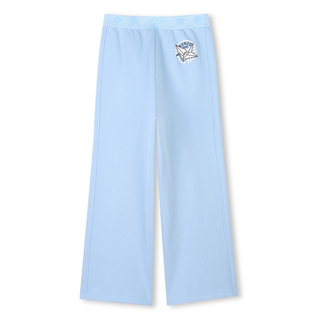 KENZO Kids Logo-Print Track Pants - Light Blue - 8Y