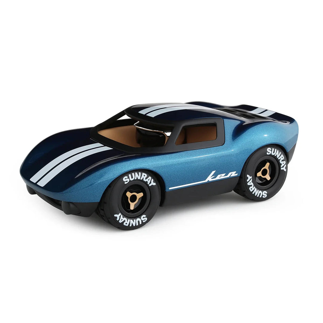 Playforever MINI KEN CASH Racing Car - Blue