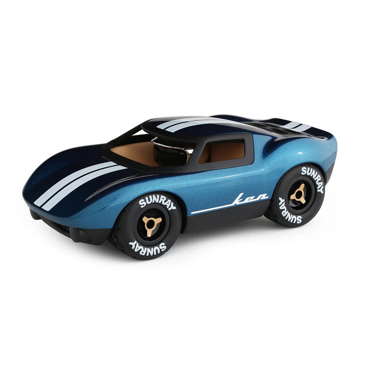 Playforever MINI KEN CASH Racing Car - Blue