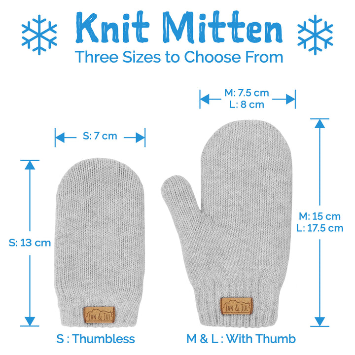>Jan & Jul Kids Cozy Knit Mittens - Wheat Field