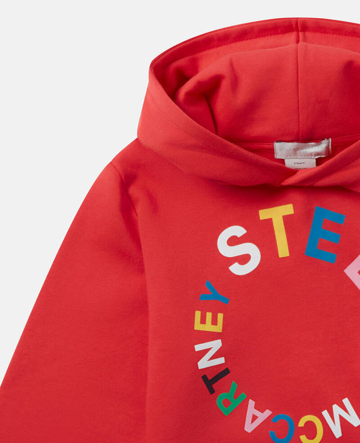 STELLA MCCARTNEY Kids Red Printed Hoodie