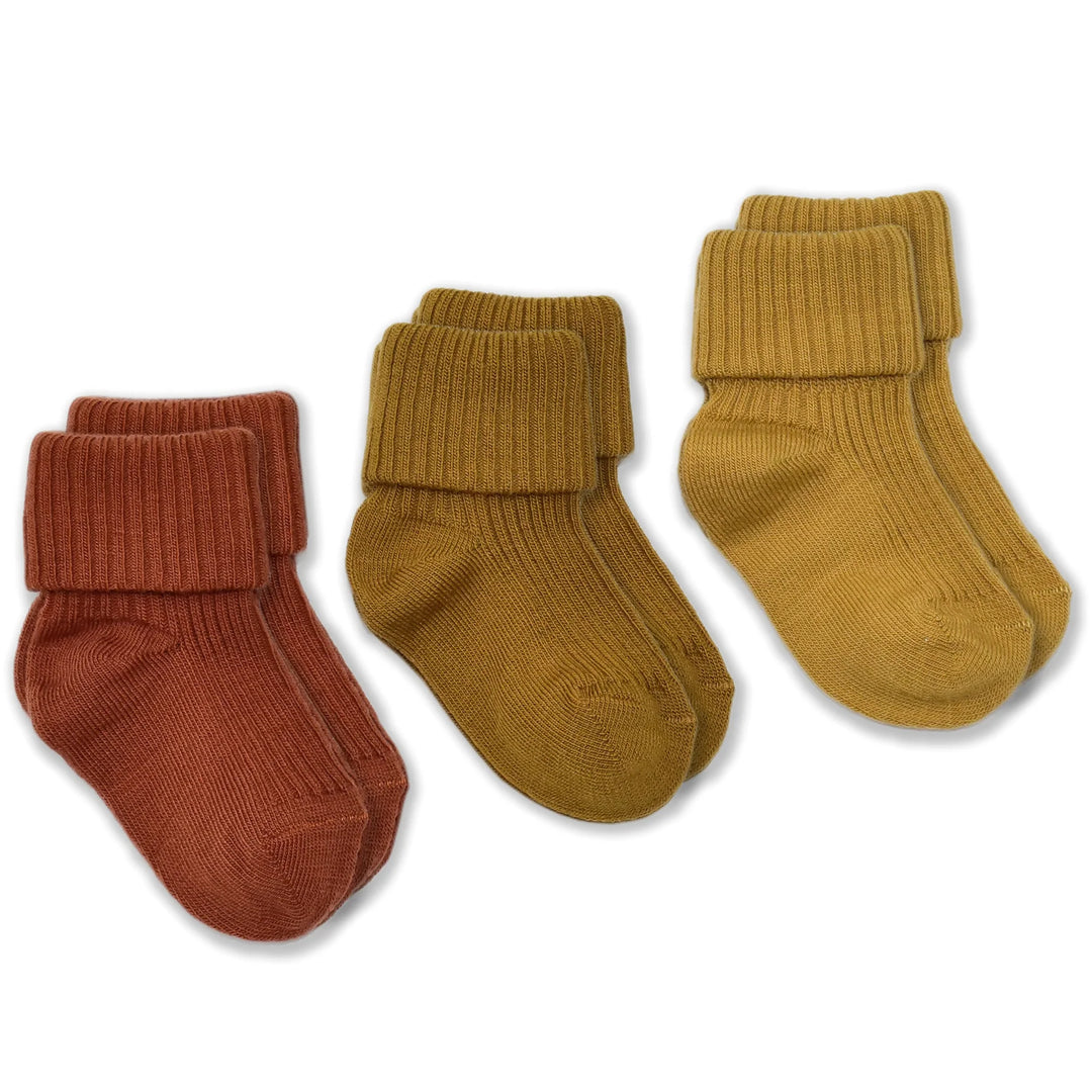 >Woolino Baby and Toddler Wool Socks - Terracotta
