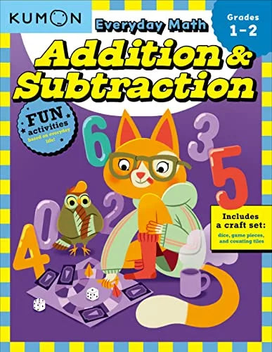 >KUMON Grade 1-2 Everyday Math: Addition & Subtraction Age 6-8