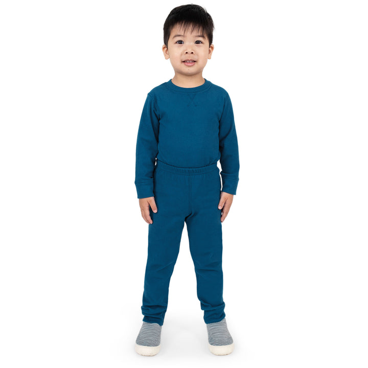 >Jan & Jul Kids Base Layer Pants - Deep Blue