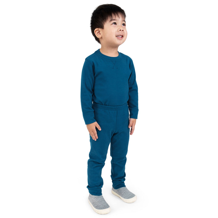 >Jan & Jul Kids Base Layer Pants - Deep Blue
