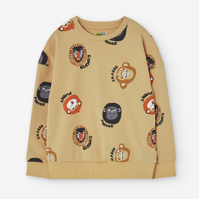 Losan Kids GORILLA Sweatshirt in Mustard