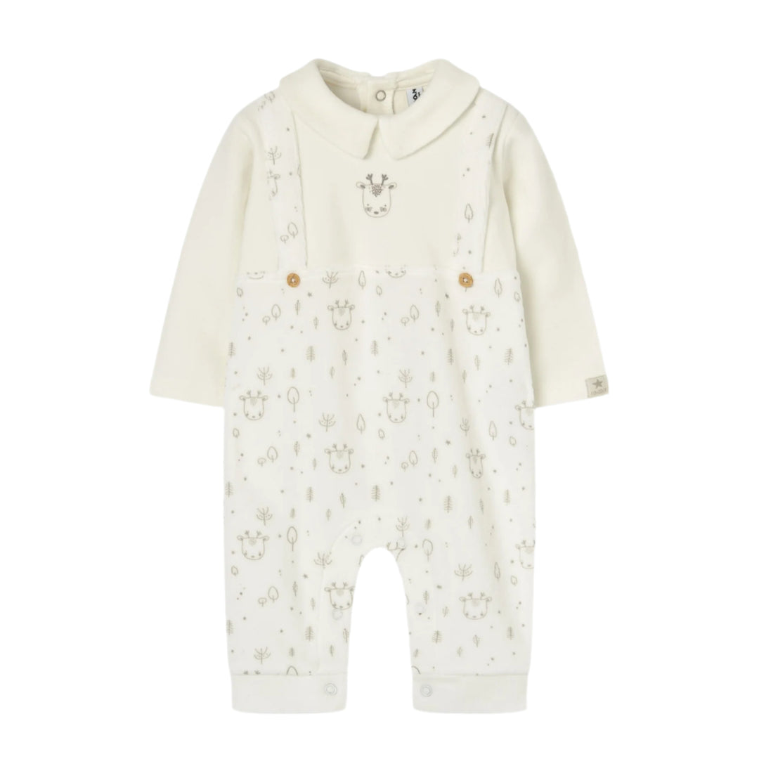 Losan Kids Winter Deer Bodysuit - White - Newborn