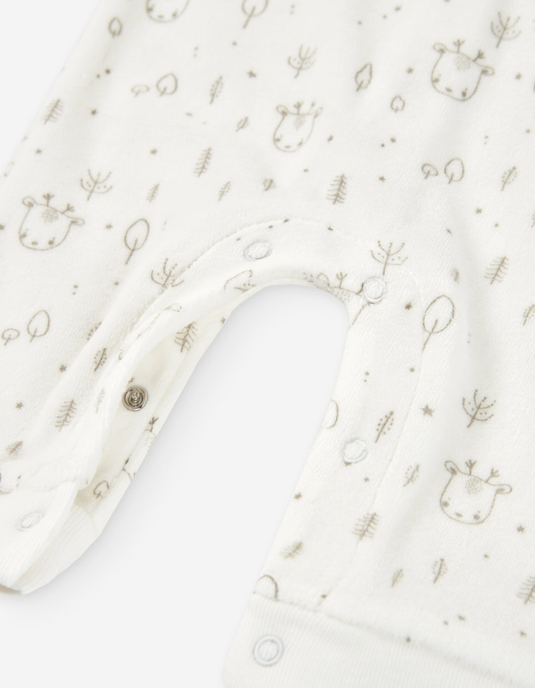 Losan Kids Winter Deer Bodysuit - White - Newborn