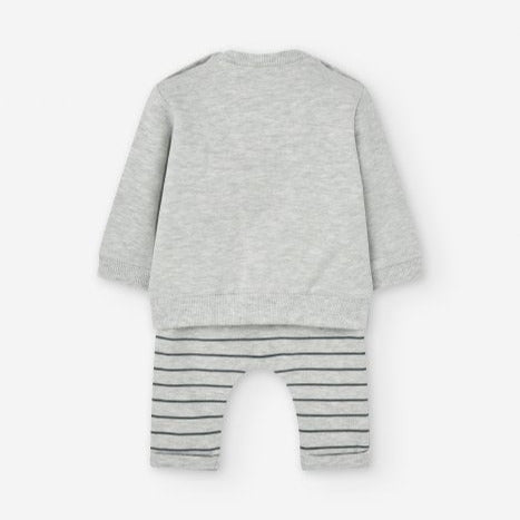 Losan Kids NORWAY Shirt and Pants Set - Ice Grey - Newborn