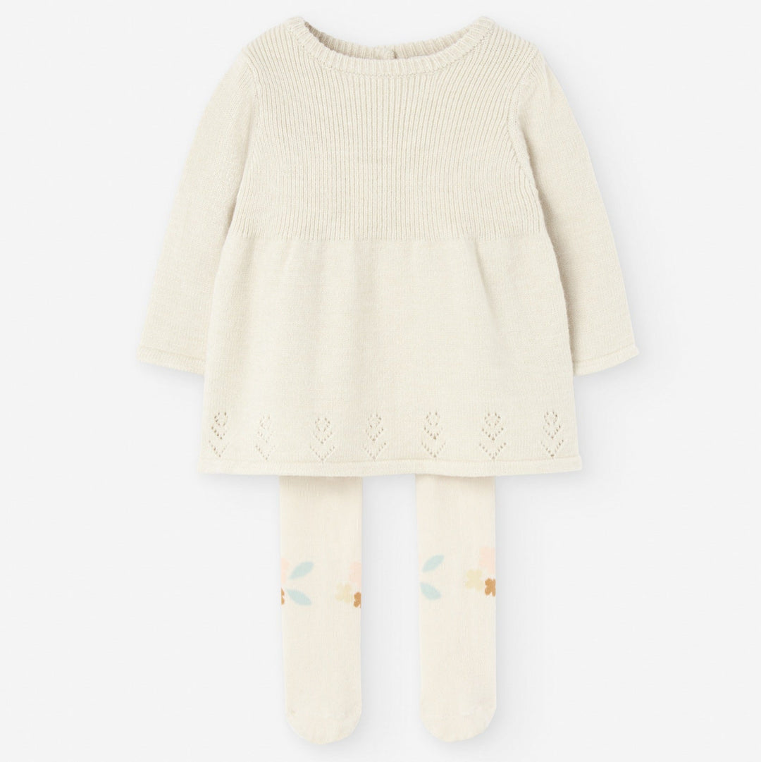 Losan Kids Baby Girl Sweater Dress - Newborn Mom Loves Me Children Boutique Losan Kids Baby Girl Sweater Dress - Newborn Mom Loves Me Children Boutique