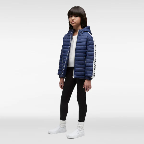 Moose Knuckles Kids Parksville Padded Jacket - Peacoat
