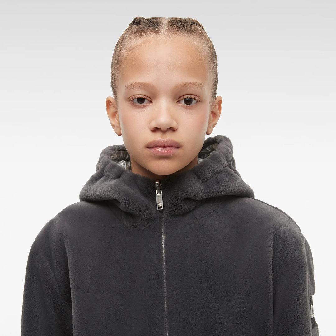 Moose Knuckles Kids Simcoe Reversible Bunny Jacket - Metallic Silver