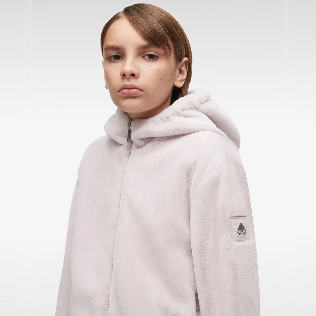 Moose Knuckles Kids Simcoe Reversible Bunny Jacket - Pale Pink