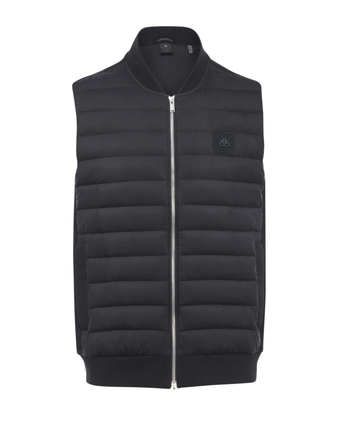 Moose Knuckles Kids Air Down Black Vest With Zip Pockets