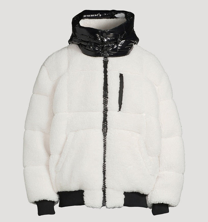 Moose Knuckles Kids 125th Street Bomber - Ivory